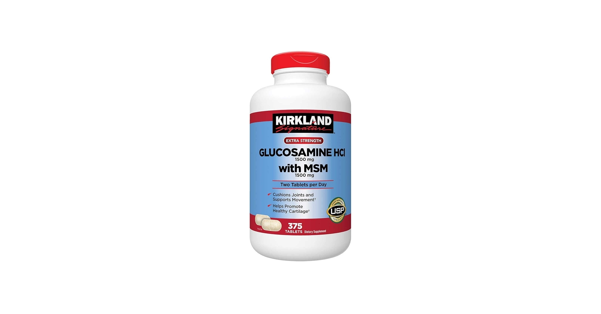 Kirkland Signature - 葡萄糖胺 1500mg+ MSM1500mg 375粒