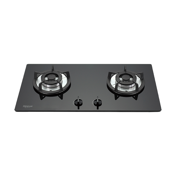 Rinnai 林內 檯面式防漏玻璃雙口爐 RB-202GH-B
