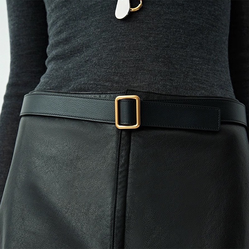 No.9267 真皮極簡免打孔皮帶