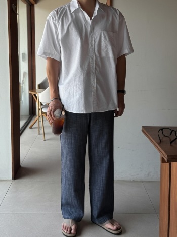 夏日綁腰薄棉麻長褲