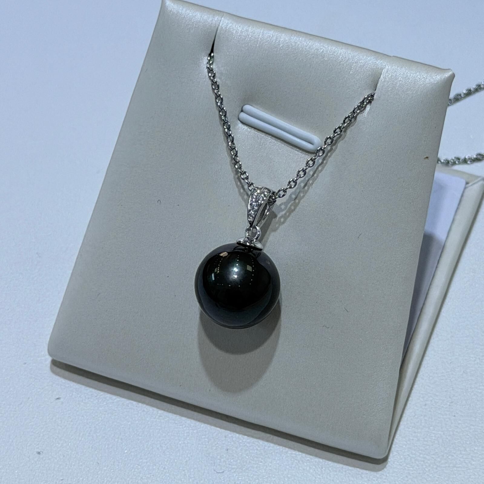 (YA141)大溪地吊墜項鍊 12-13MM - #珍珠 #2104PE