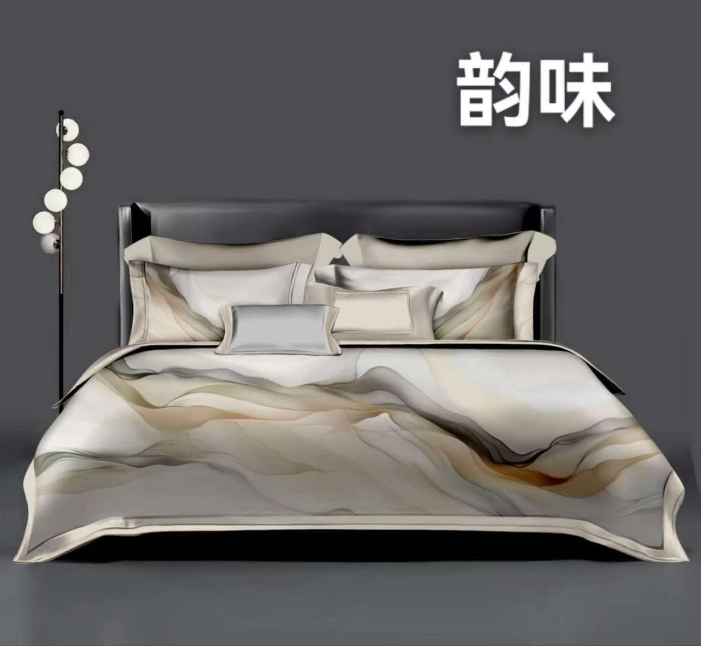 0422sz14-SZHK-QUILT-韻味香薰金絲四件套(A14)