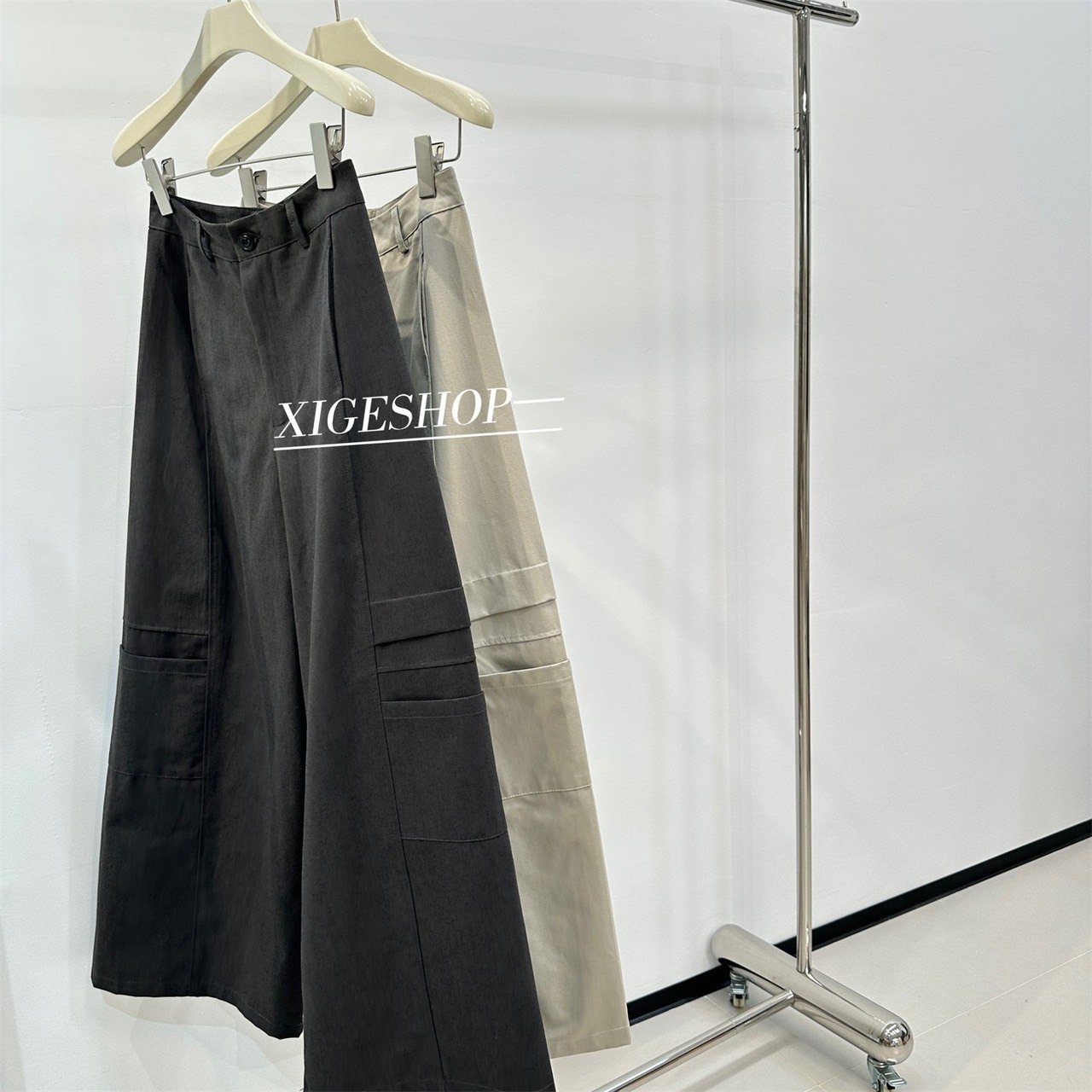 No.2367 側口袋設計工裝褲