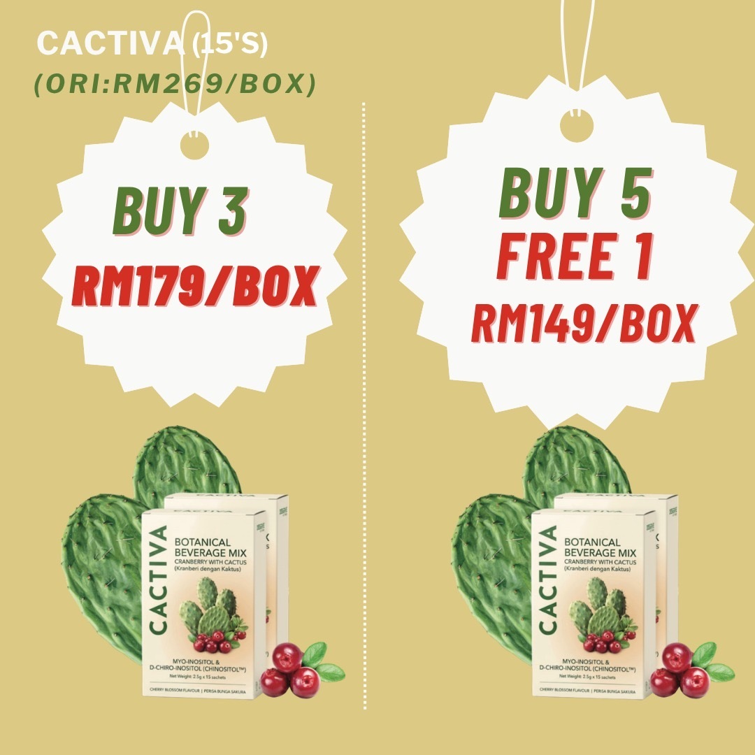 YOUPIN Cactiva Botanical Beverage Mix 15’s