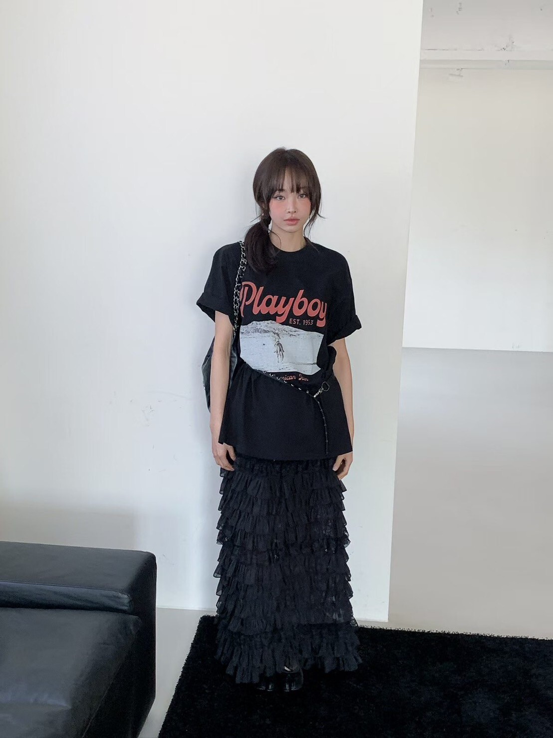 甜美女子鬆緊腰多層次蛋糕裙長裙-F / 2色