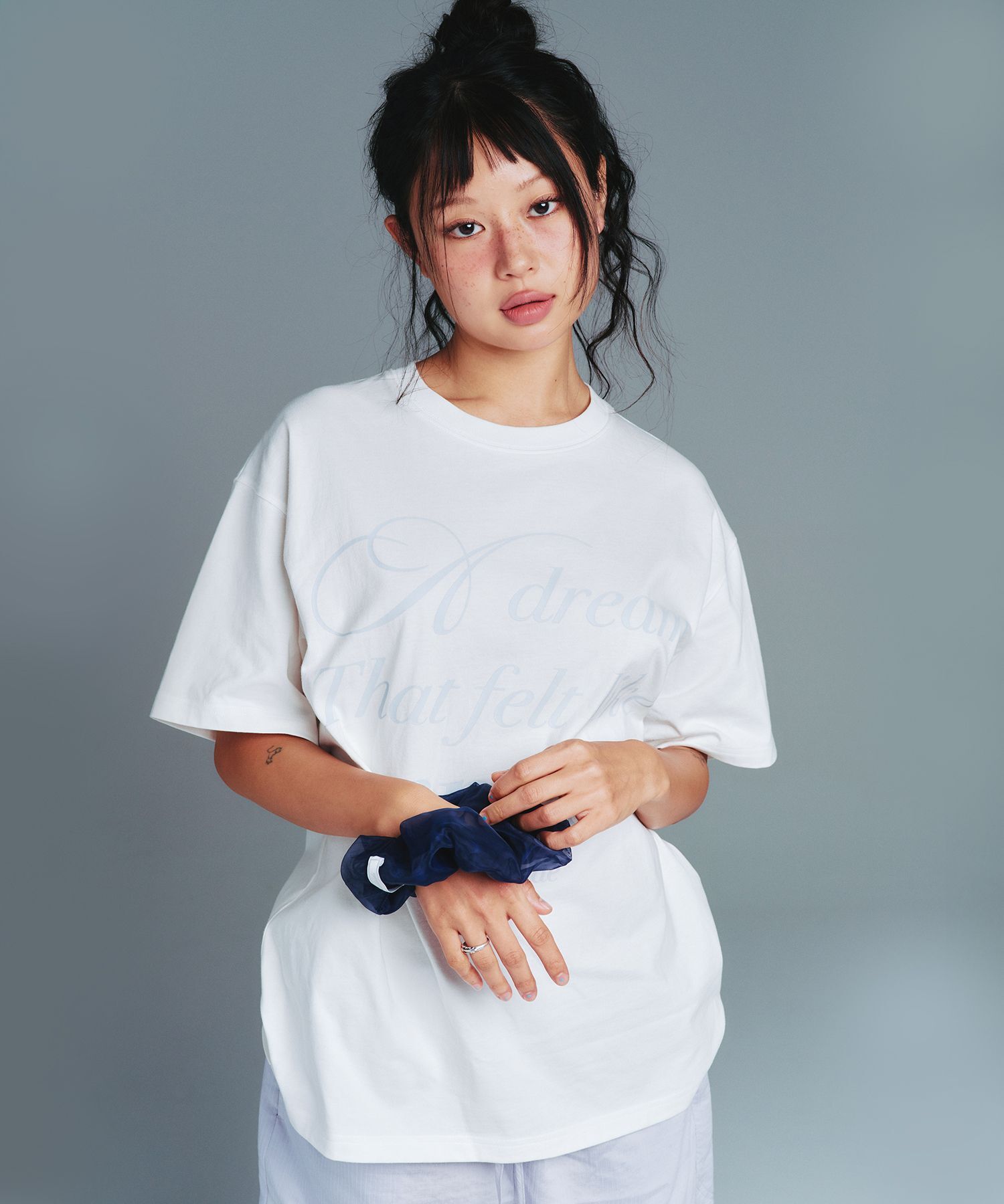 AMES-WORLDWIDE 字母印花T恤 白色 AM2GMUT532AWH