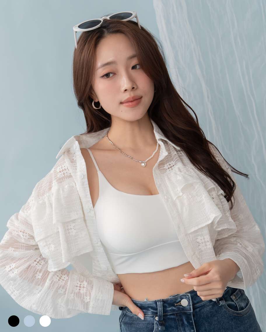 厚杯UPUP超彈力冰絲一字美背小可愛