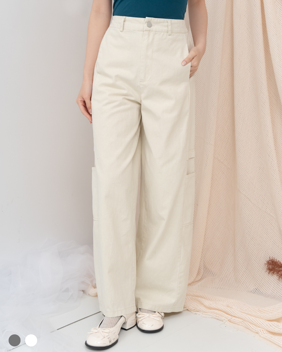 率性工裝大口袋長褲