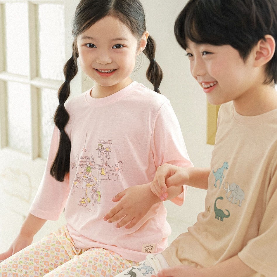 90-150 P牌人造絲7分家居套裝 6款