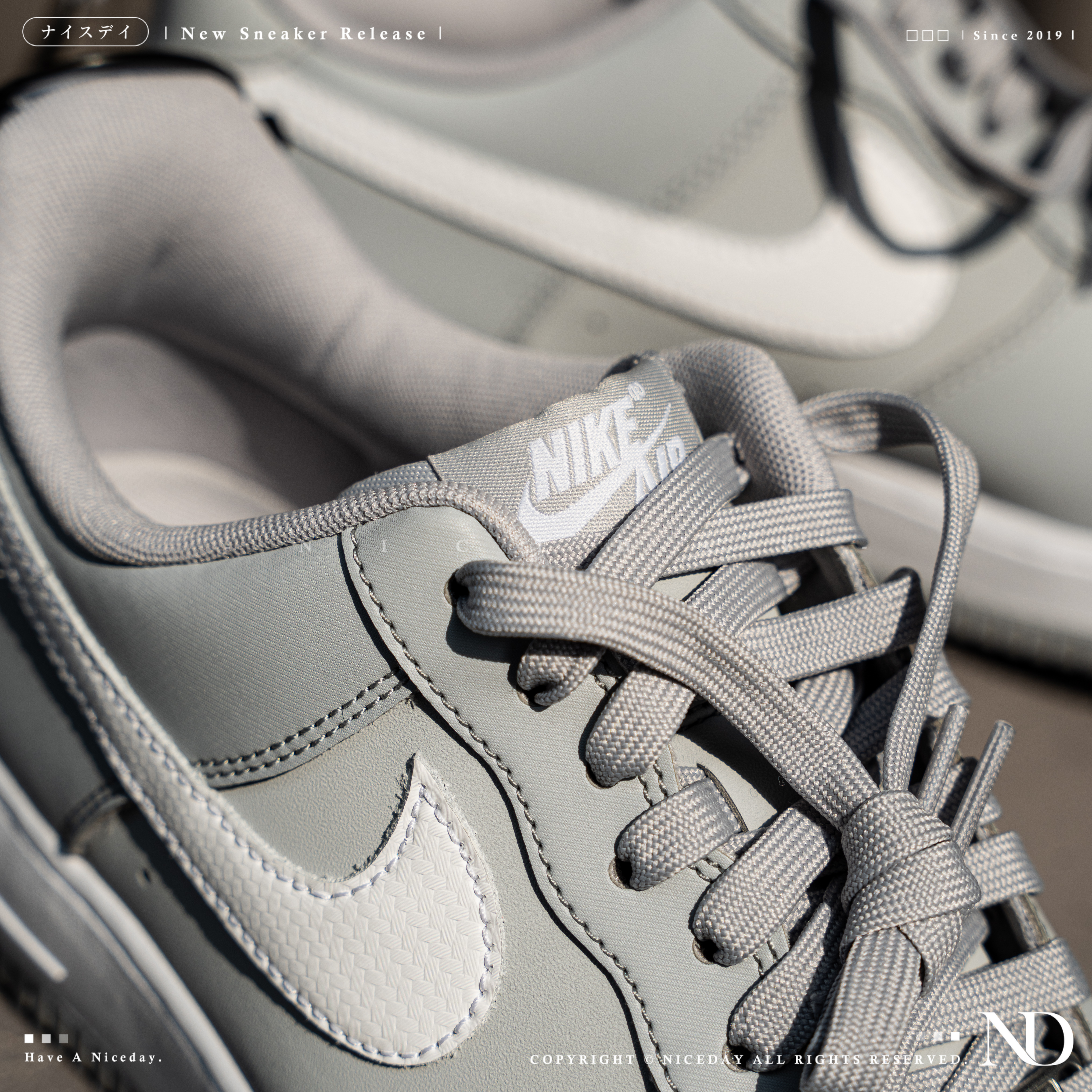 NICEDAY 代購 Nike Air Force 1 北極熊 灰白 白灰 灰色 小勾 白勾 復古 男鞋 IR5599-002