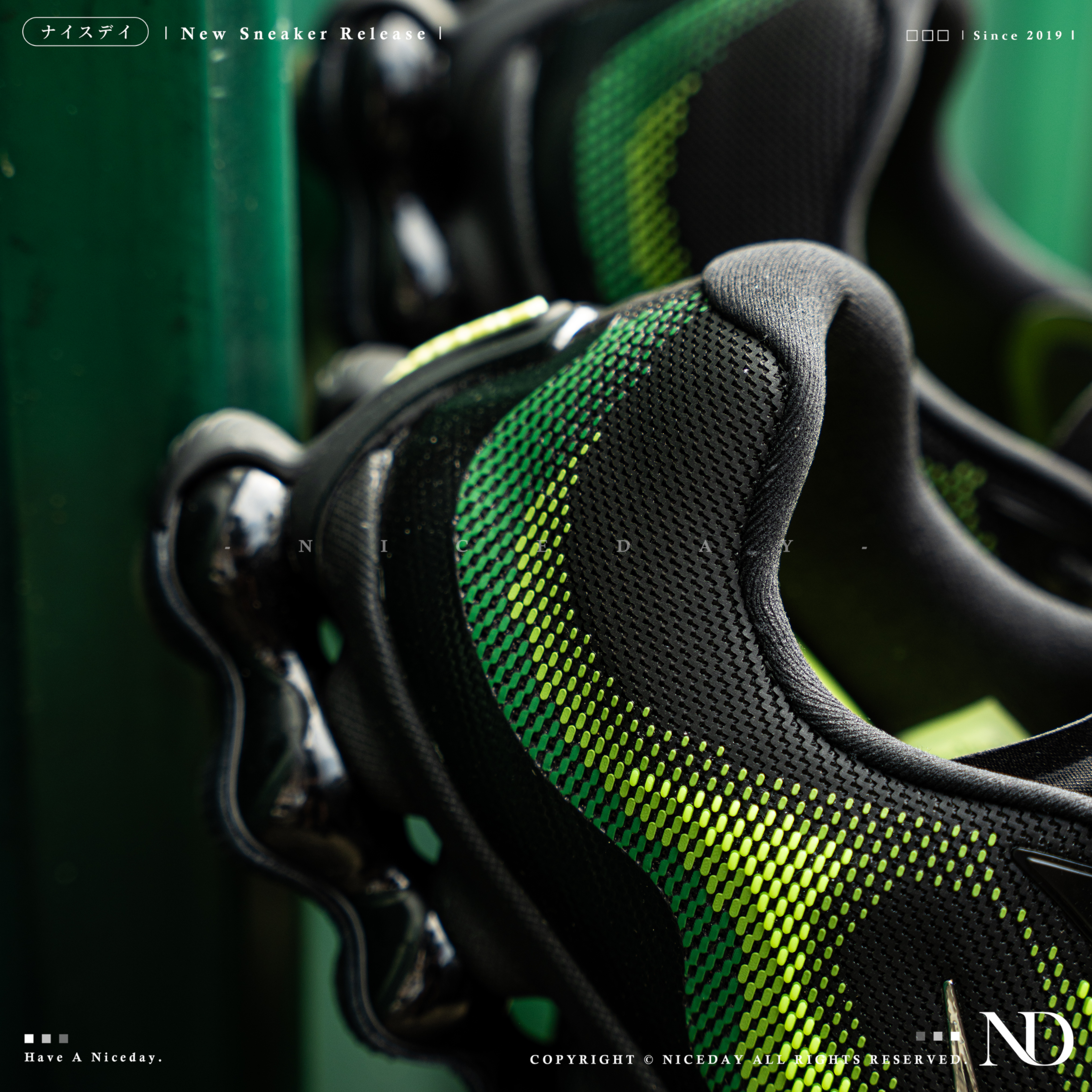 NICEDAY 代購 Nike Air Liquid Max 箭毒蛙 綠 黑綠 氣墊 黑 IQ7634-001