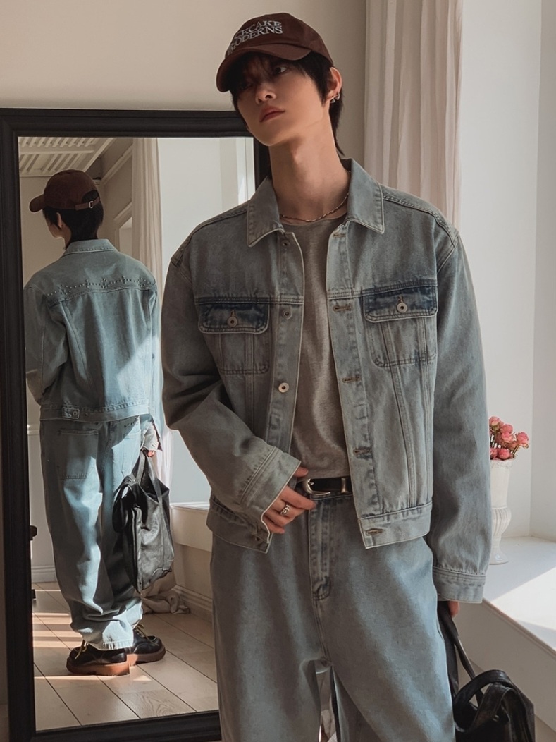 Royce studded denim jacket
