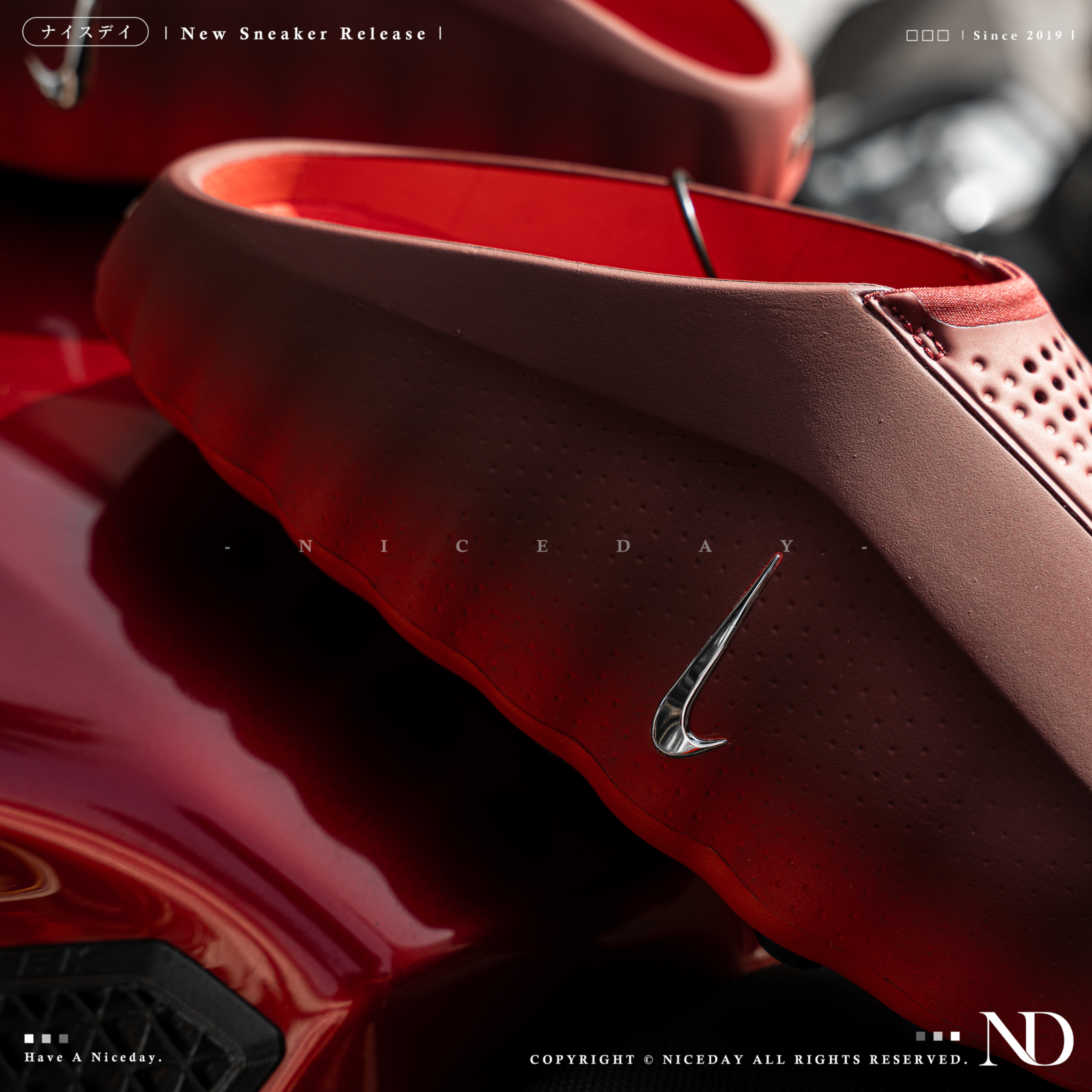 NICEDAY 代購 Nike Mind 001 Team Red 深紅 紅 拖鞋 HQ4307-601