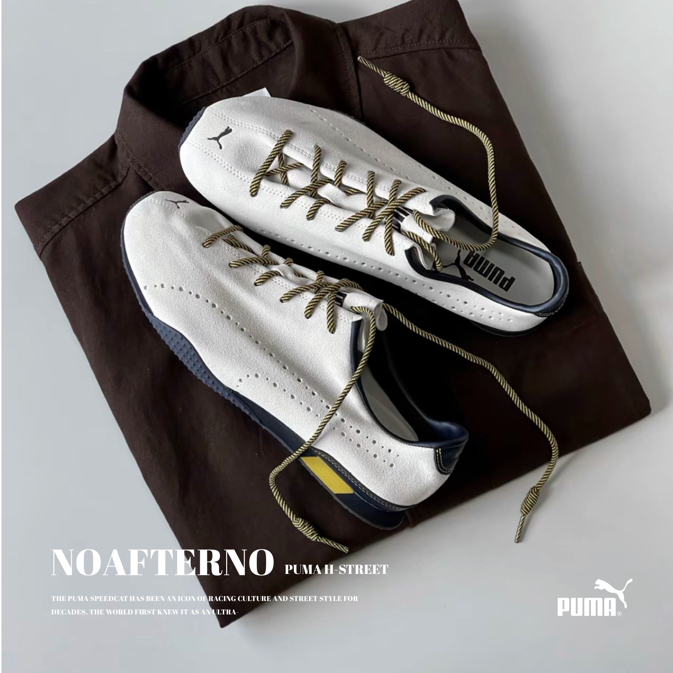 NICEDAY 代購 Puma x Noafterno H-street 聯名 米灰 德訓 休閒 生活 408182-01
