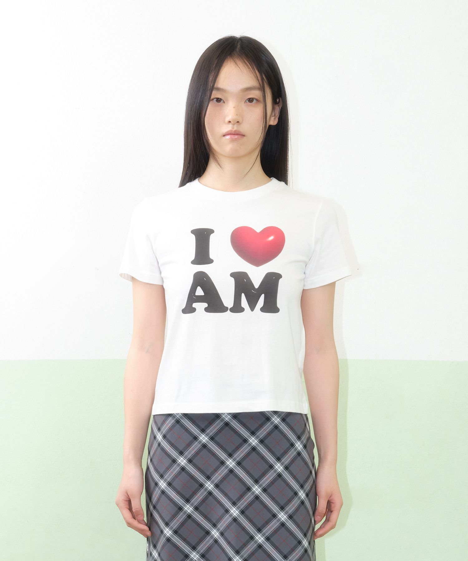 AMES-WORLDWIDE I Love Ames 短袖上衣 白色 AM2FMUT509AWH
