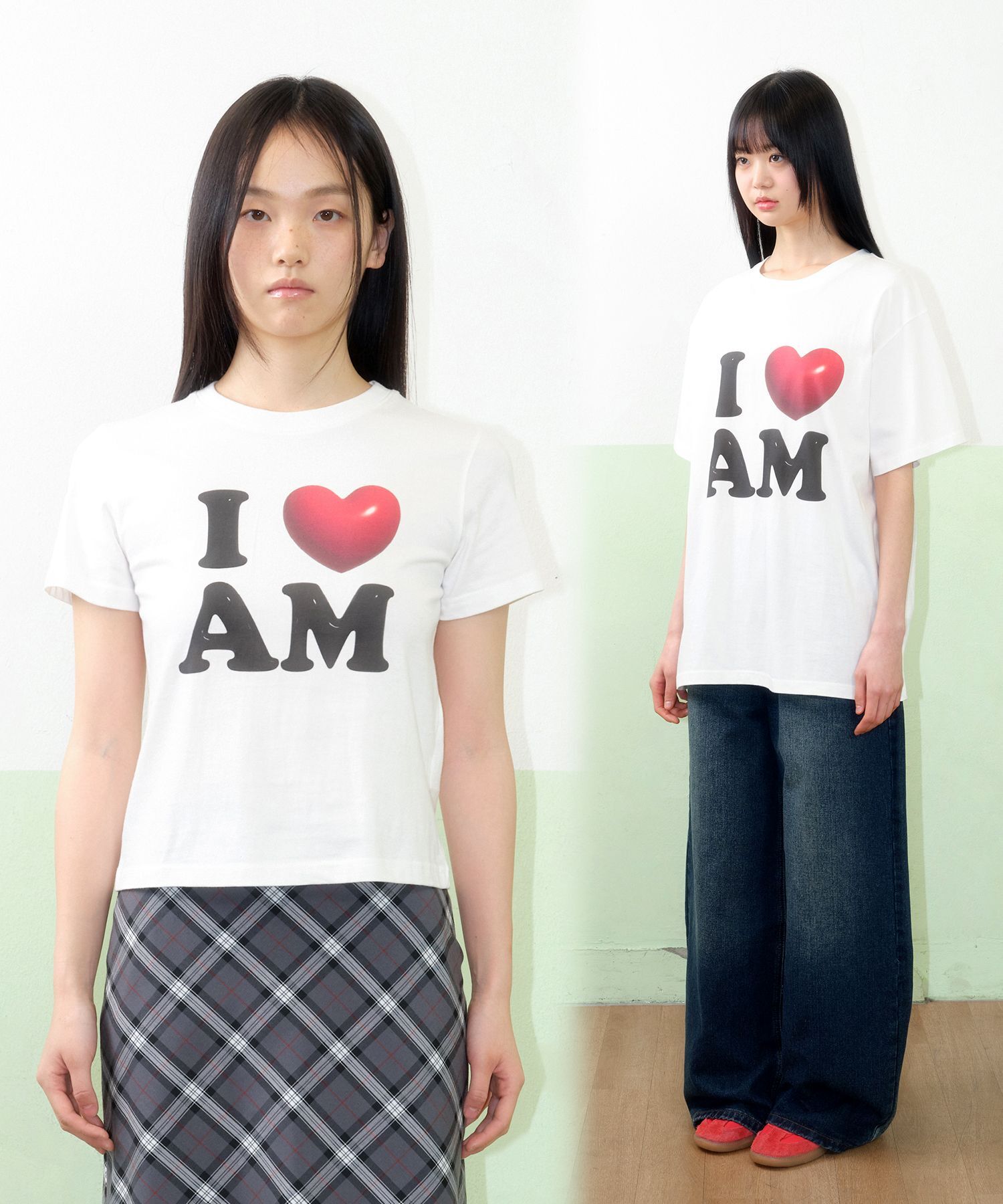 AMES-WORLDWIDE I Love Ames 短袖上衣 白色 AM2FMUT509AWH