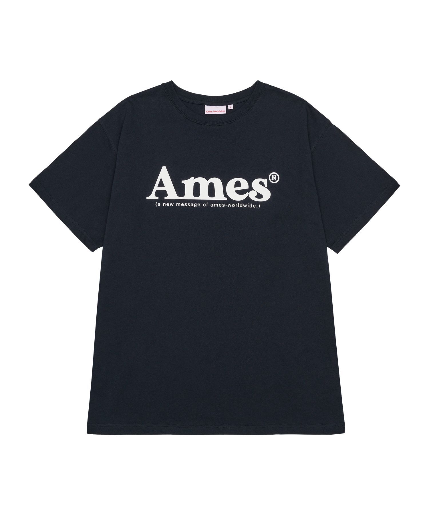 AMES-WORLDWIDE Basic Logo 短袖上衣 深藍 AM2EMUT510ANW