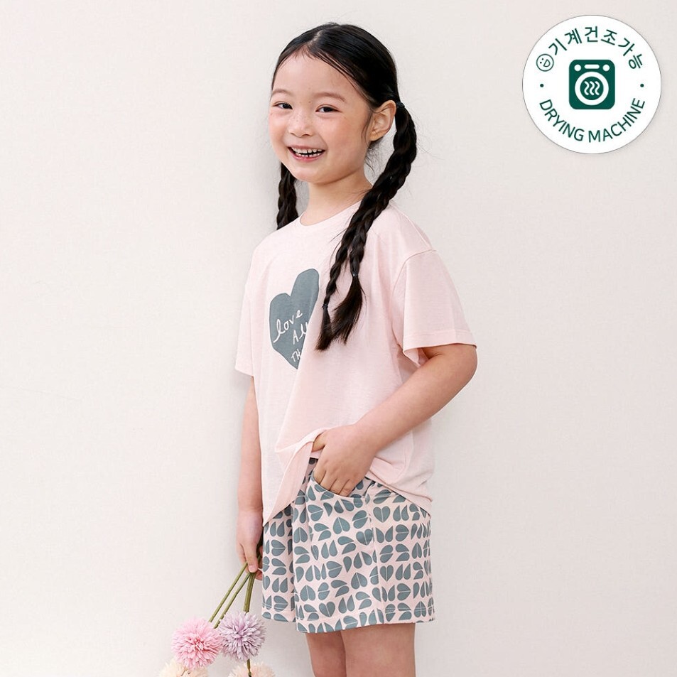 90-150 P牌彈性萊卡短袖家居套裝 4款