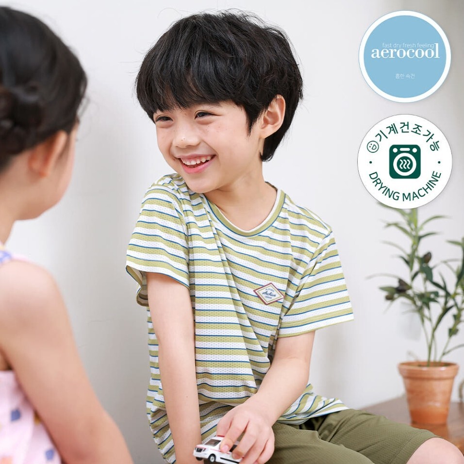 90-160 P牌網眼涼感短袖家居套裝 2款