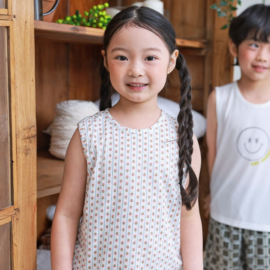 90-150 P牌縐織背心家居套裝 2款