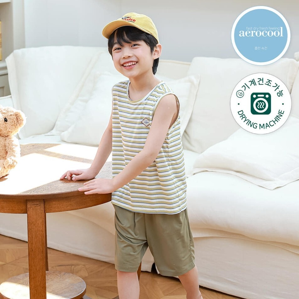 90-150 P牌網眼涼感背心家居套裝 2款