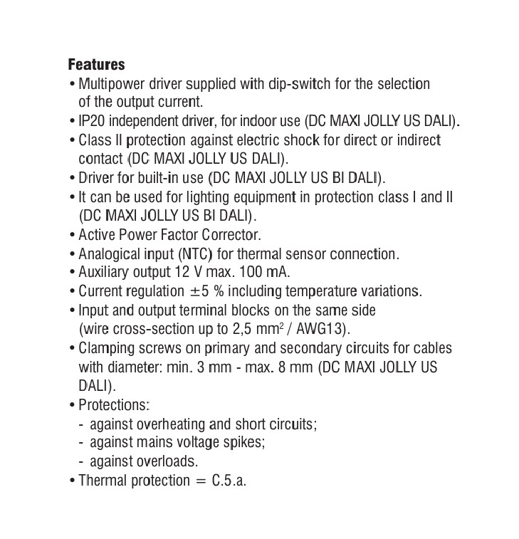 TCI 127413 DC MAXI JOLLY US DALI 可調光多 LED驅動器