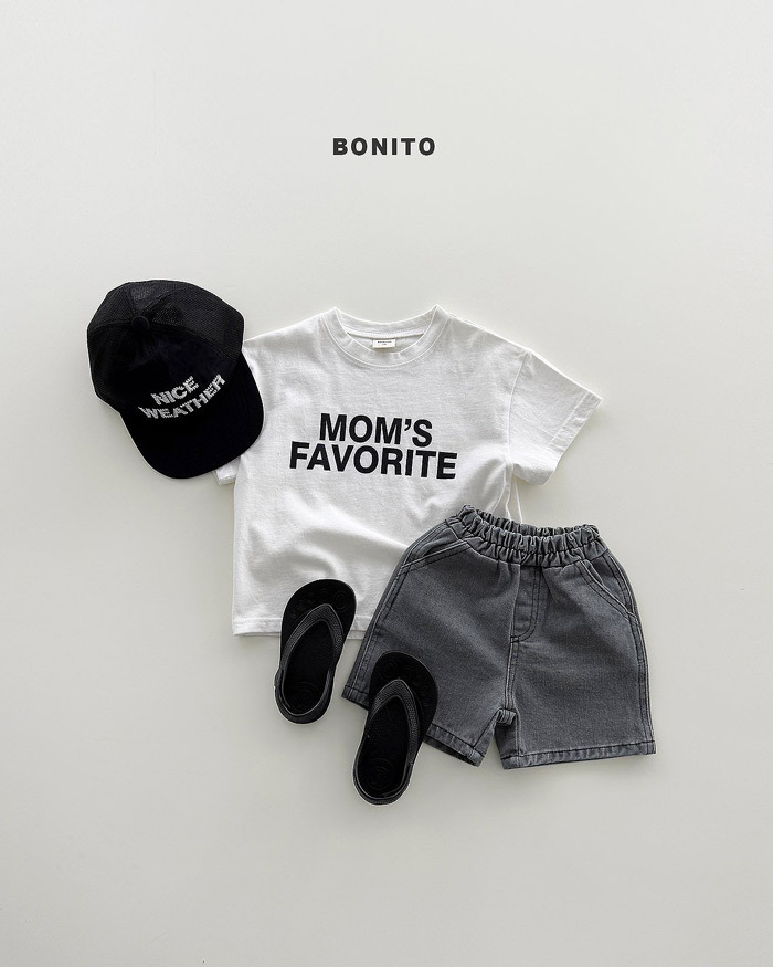 正韓夏Bonito 嫩嬰/小童三色中規中矩牛仔短褲