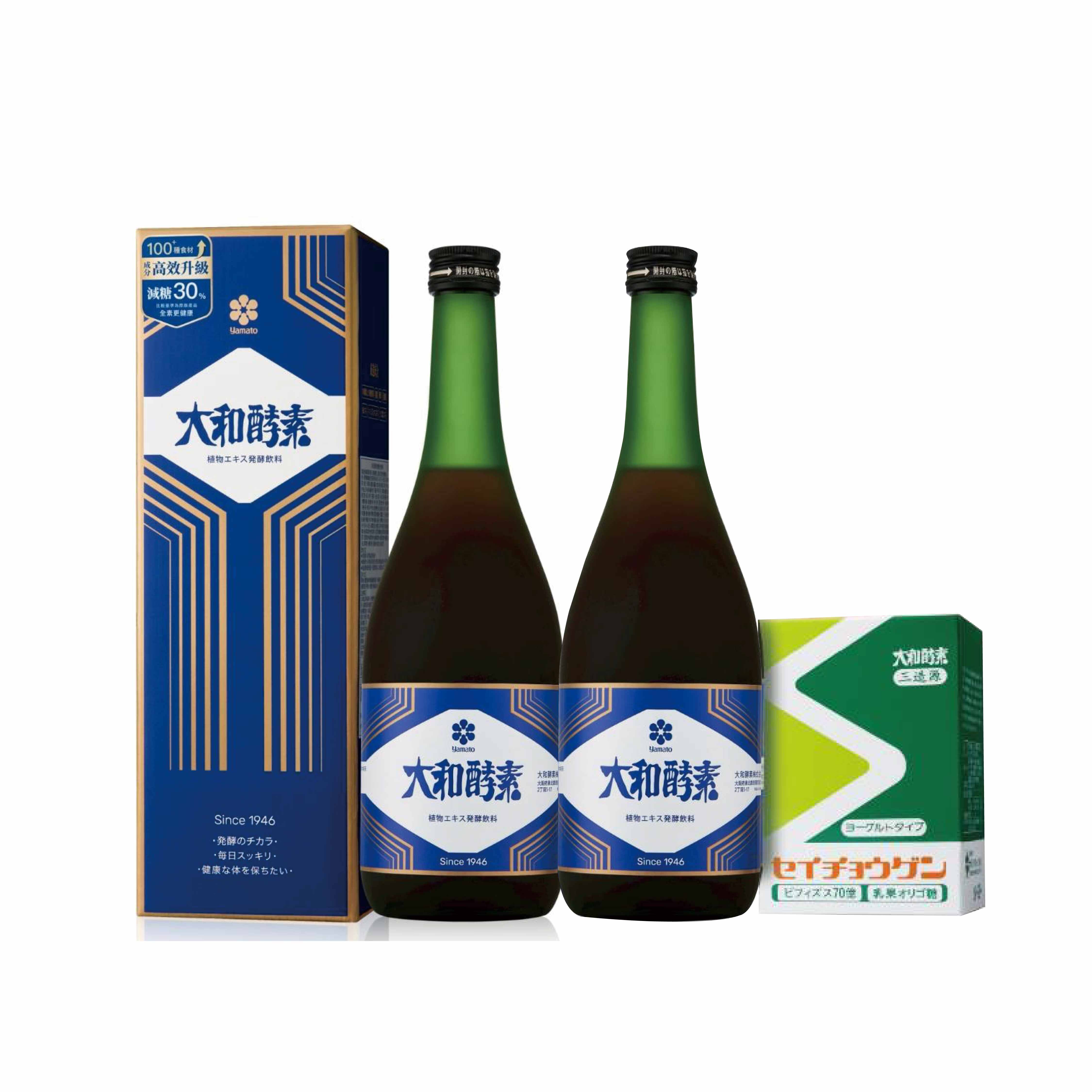 🌸母親節限定🌸大和酵素 植物發酵濃縮原液720mlx2瓶【限量加贈大和三造源8入一盒】