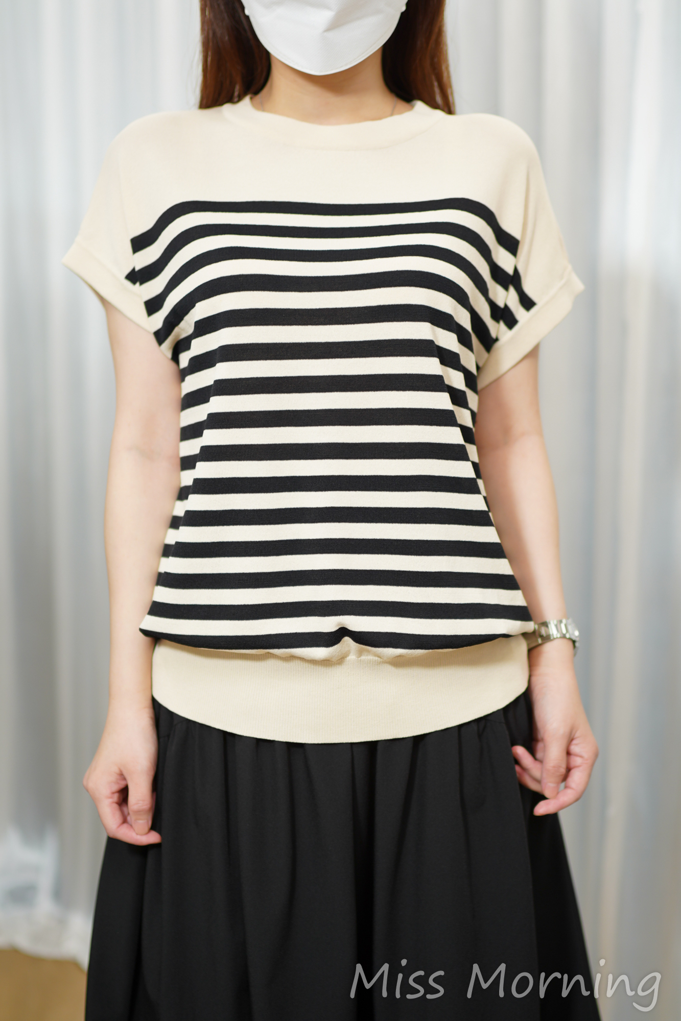 橫條款線衫(15168)