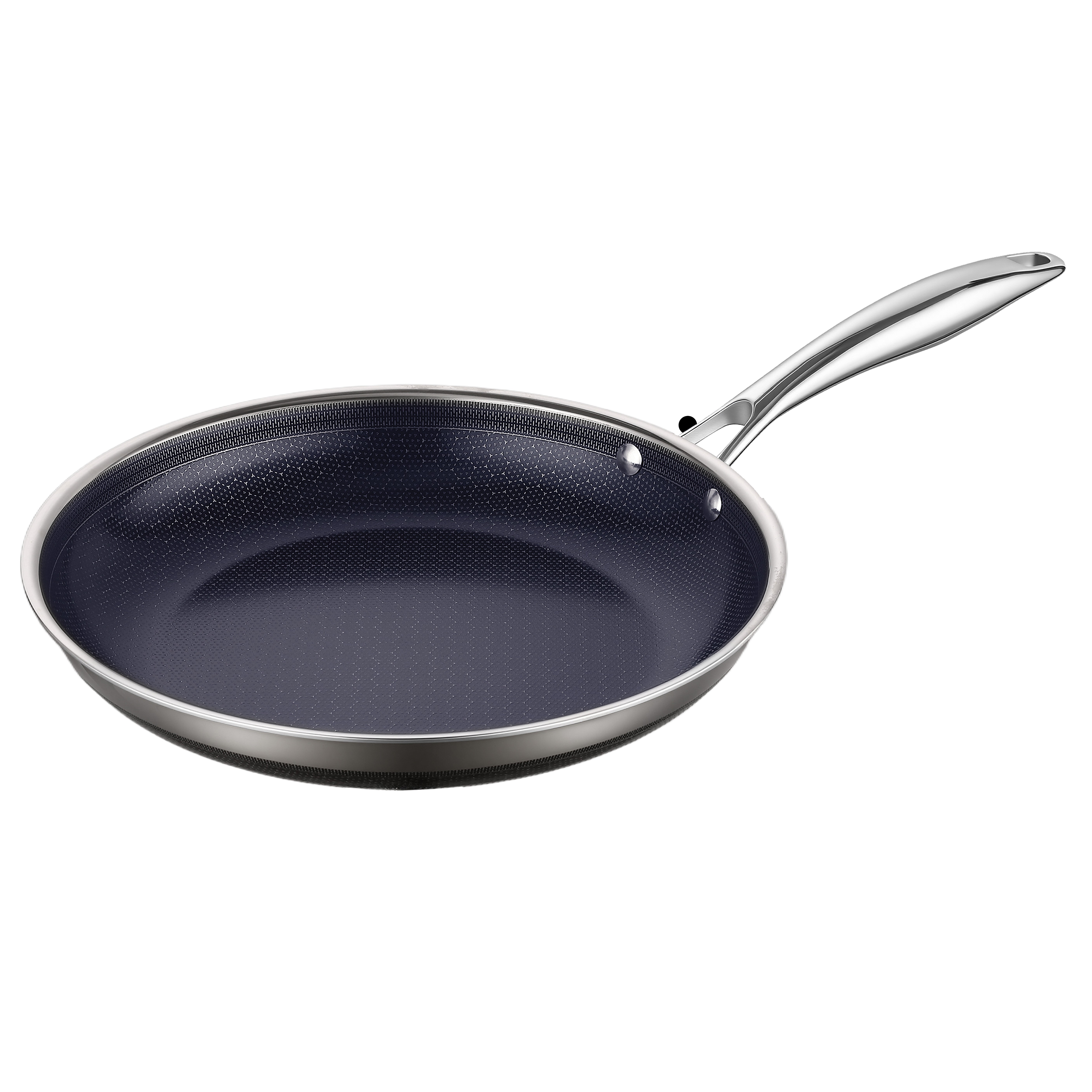 WBK 曼烹經典女王蜂3D藍鑽陶瓷釉煎鍋 (28厘米) MP-FP28-HK-SIL