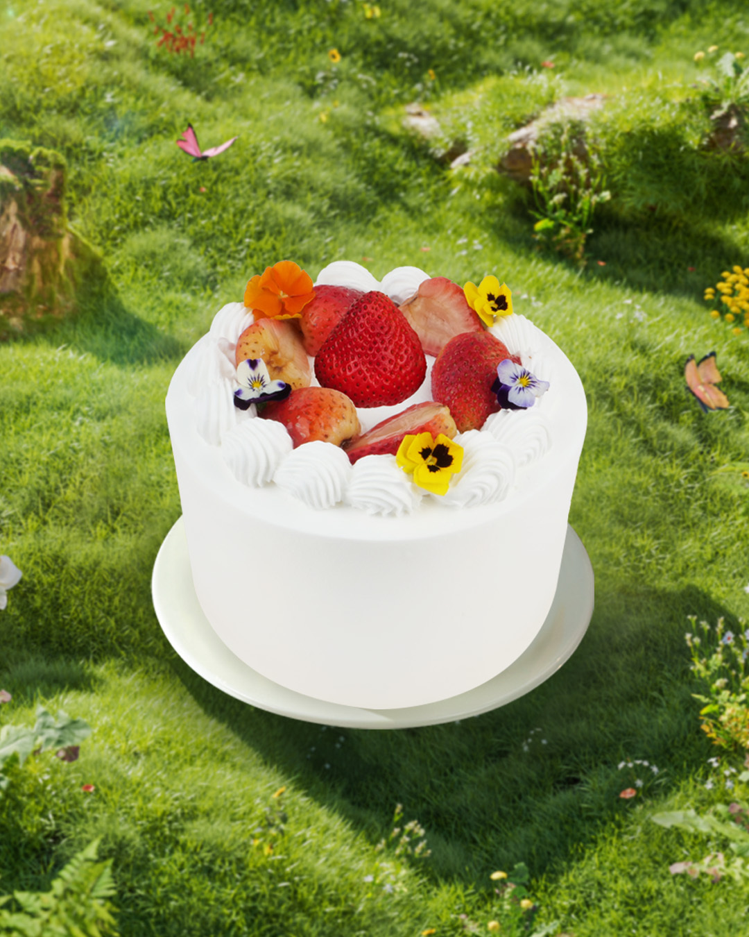 Berry Sweet Moments (Eggless Korean Strawberry Shortcake)
