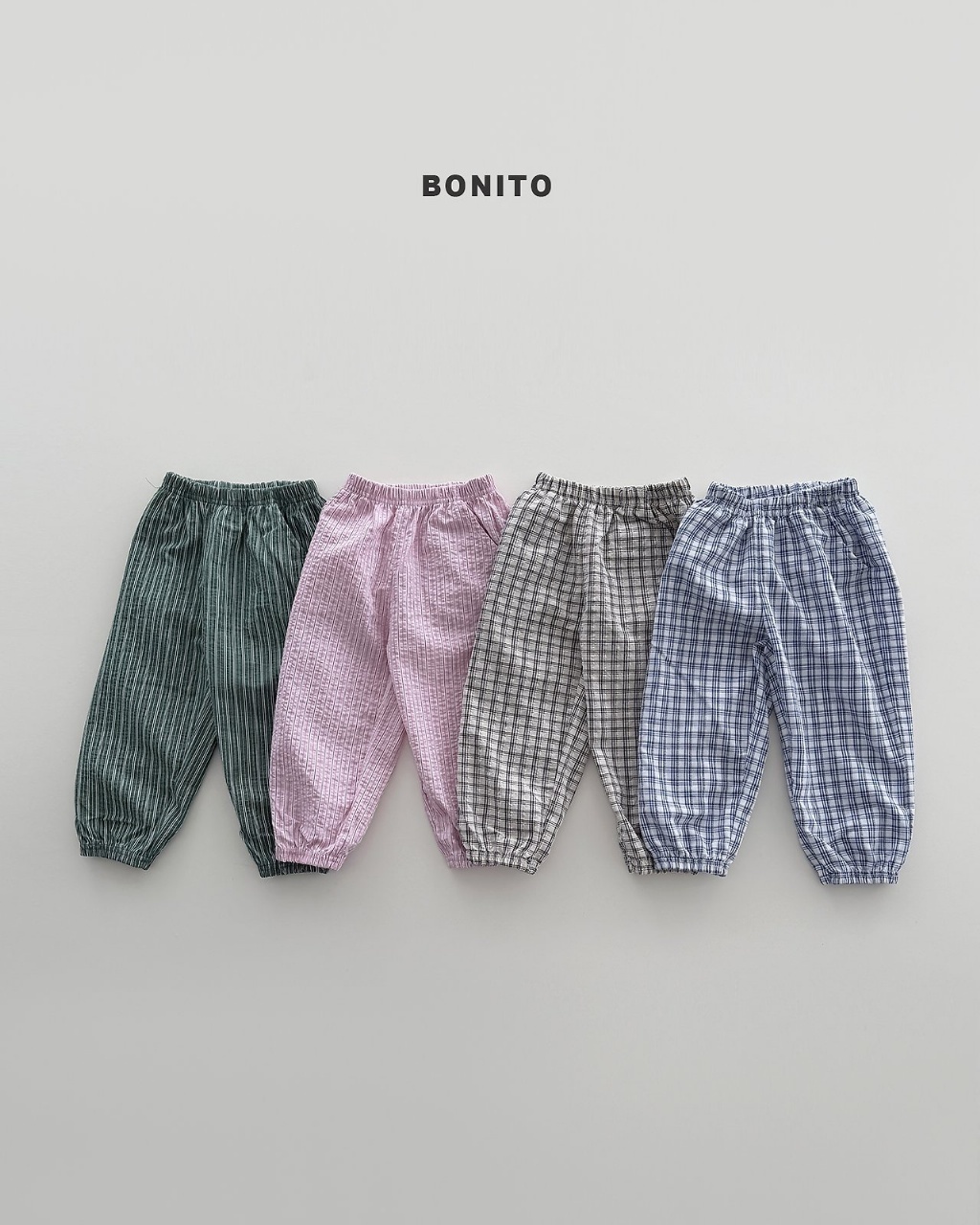 正韓夏Bonito 嫩嬰/小童四色日常防蚊褲