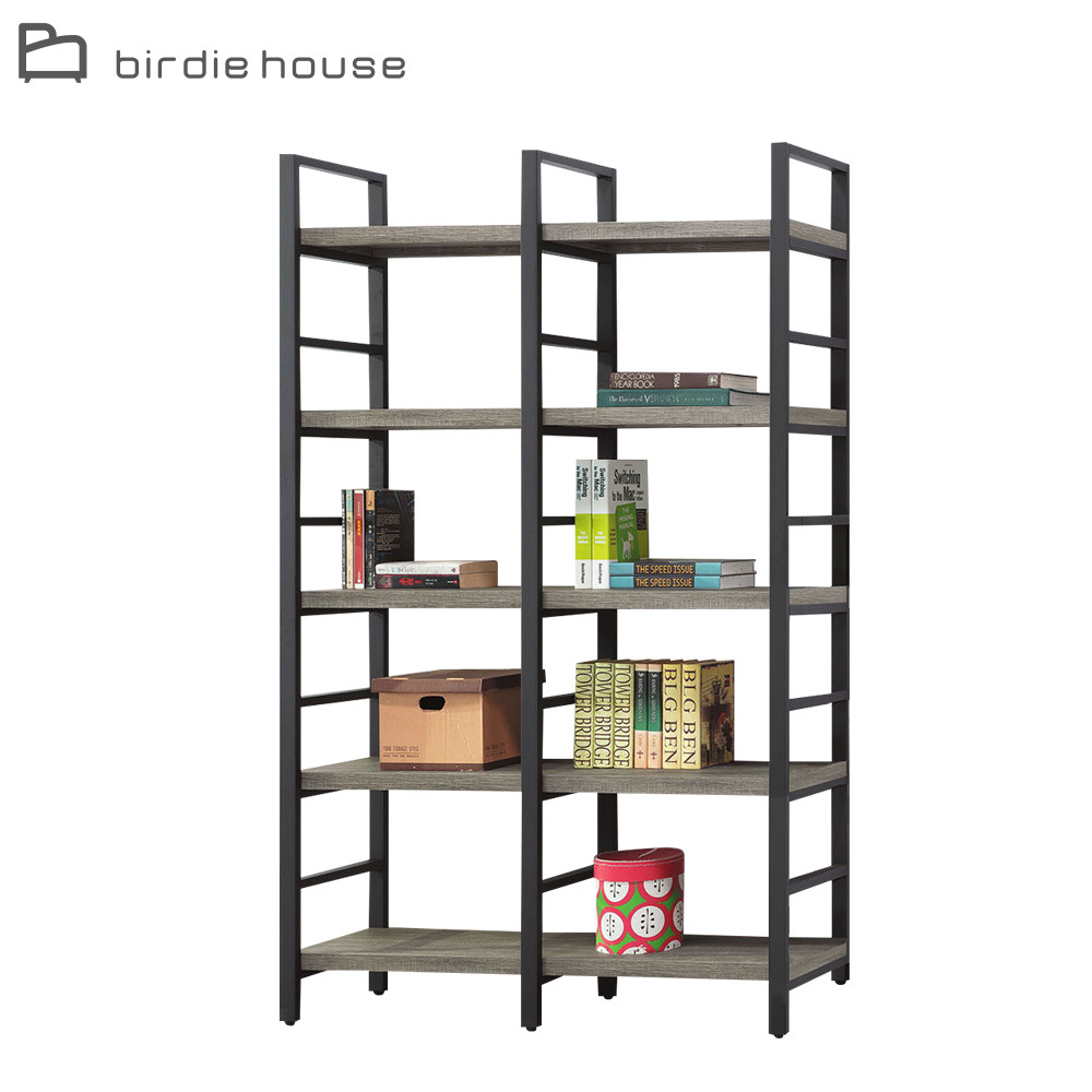 柏蒂家居-泰約工業風4尺開放式高書櫃/收納置物櫃/展示櫃