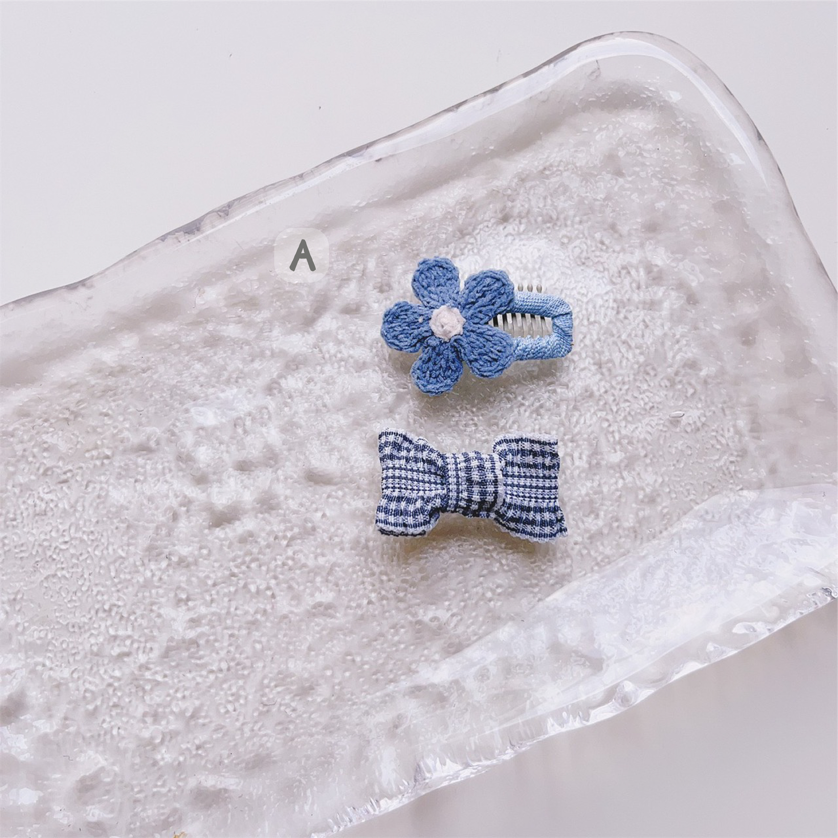 可愛小花胎毛夾