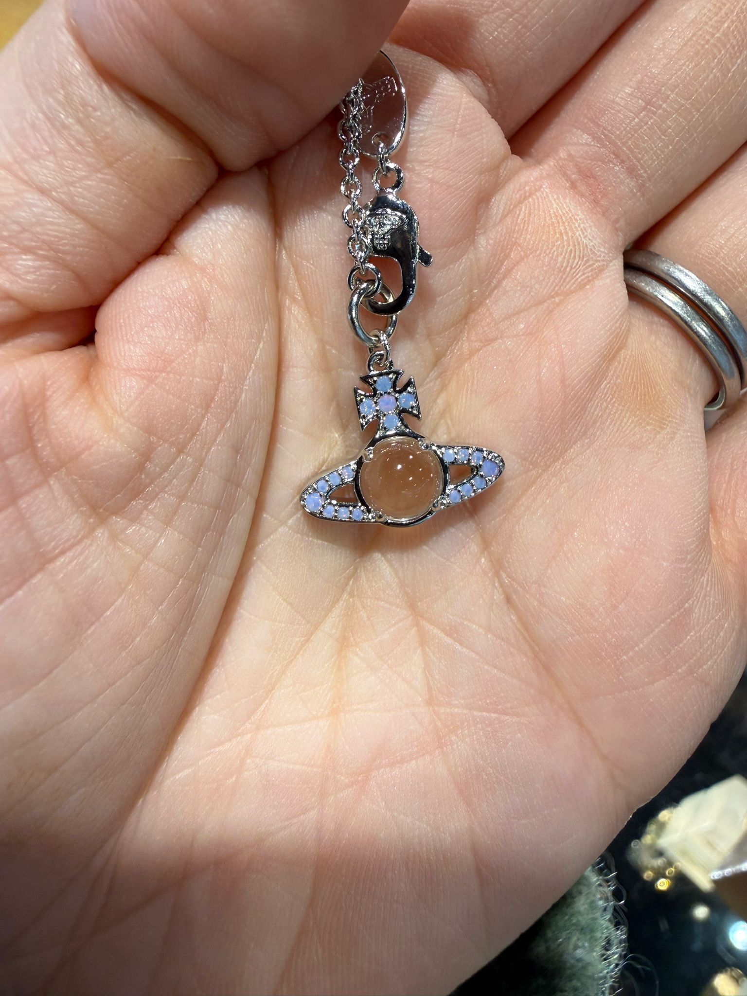 LYS01598 Vivienne Westwood Petulla 手鏈 - 紫藍配綠松石色