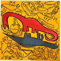 Super Dino Big Mess (Quartz Sand Texture)