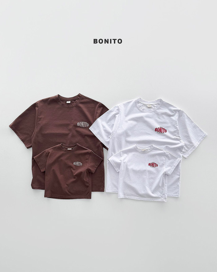 正韓夏Bonito 親子裝_嫩嬰/小童兩色日常Bonito上衣