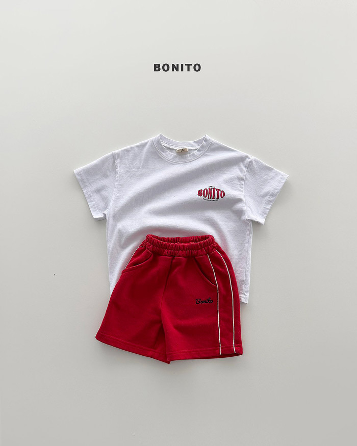 正韓夏Bonito 親子裝_嫩嬰/小童兩色日常Bonito上衣