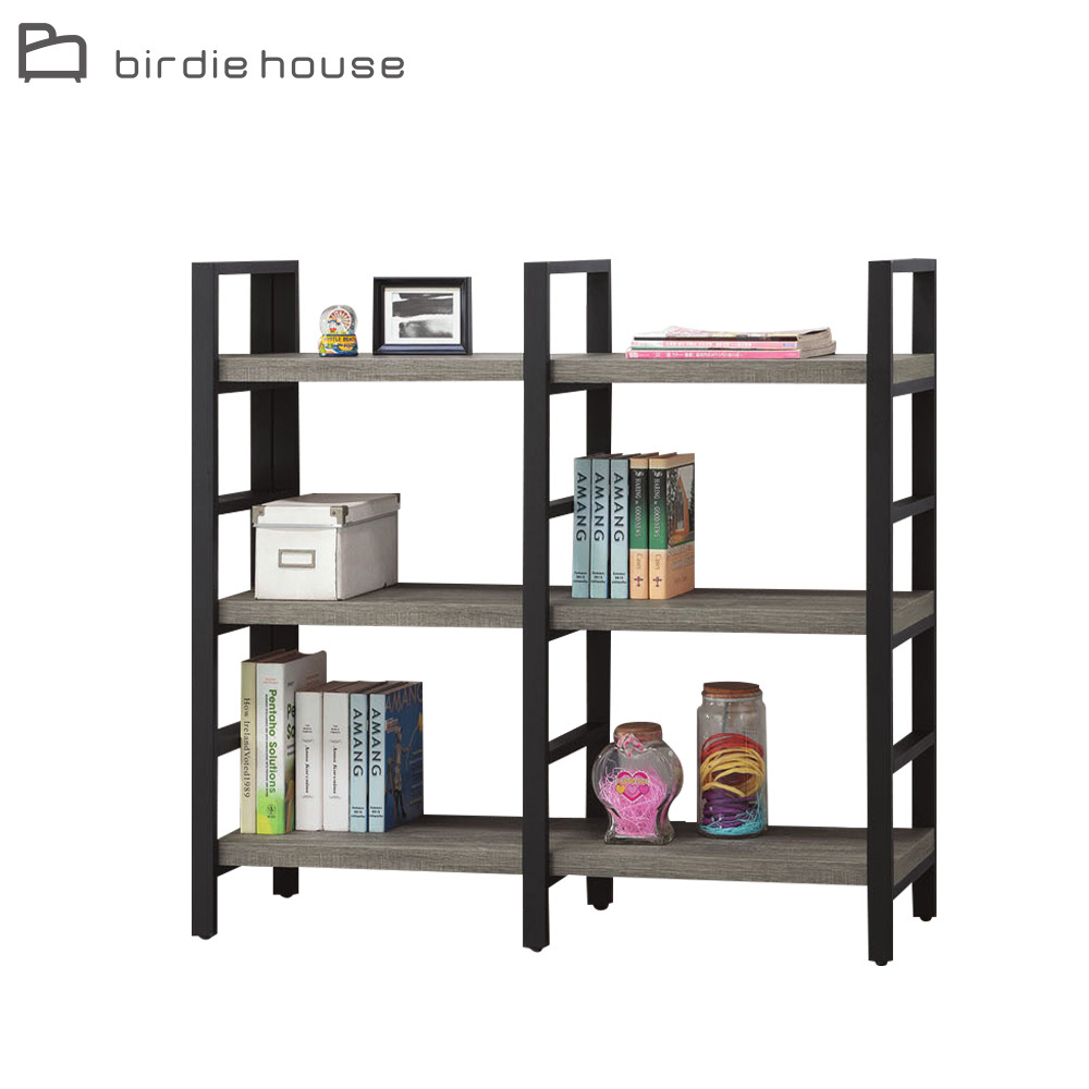 柏蒂家居-泰約工業風4尺開放式低書櫃/收納置物櫃/展示櫃