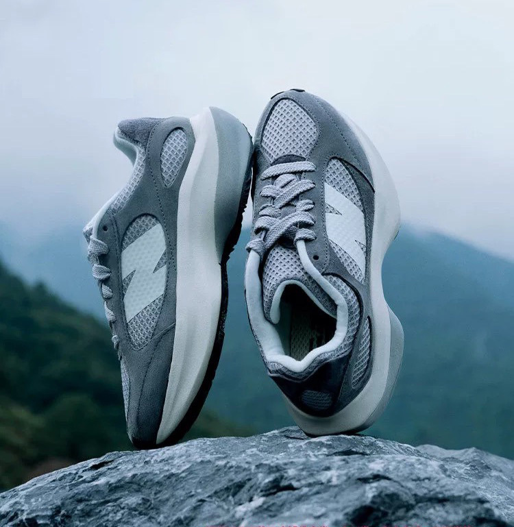 男女鞋 NEW BALANCE WRPD RUNNER 灰白 麂皮 波浪型外底 復古 休閒鞋【UWRPDGCG】