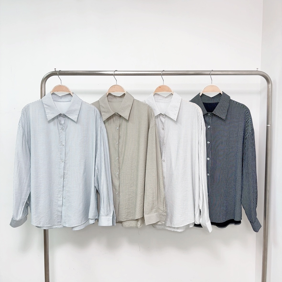 【預訂】幼條寬鬆版兩著恤 (C27-C30)