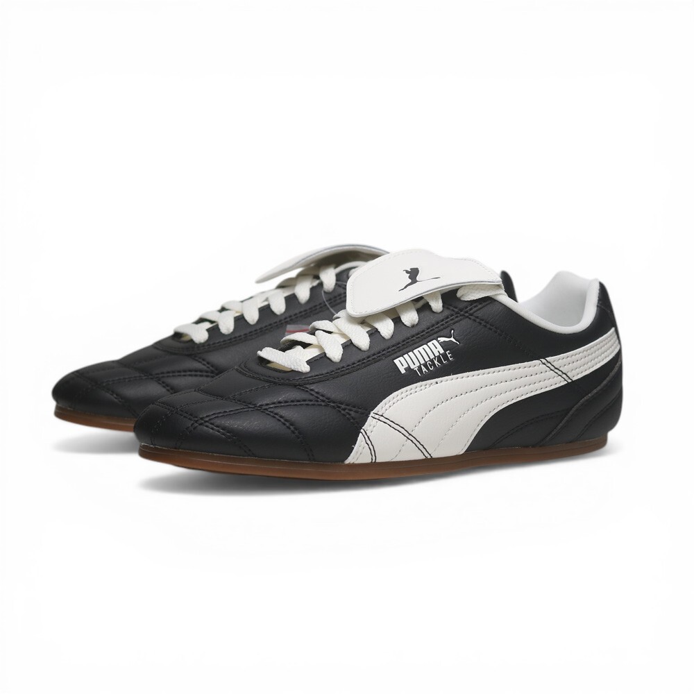 PUMA 休閒鞋 TACKLE PRM 黑白 皮革 復古 男女 40853501
