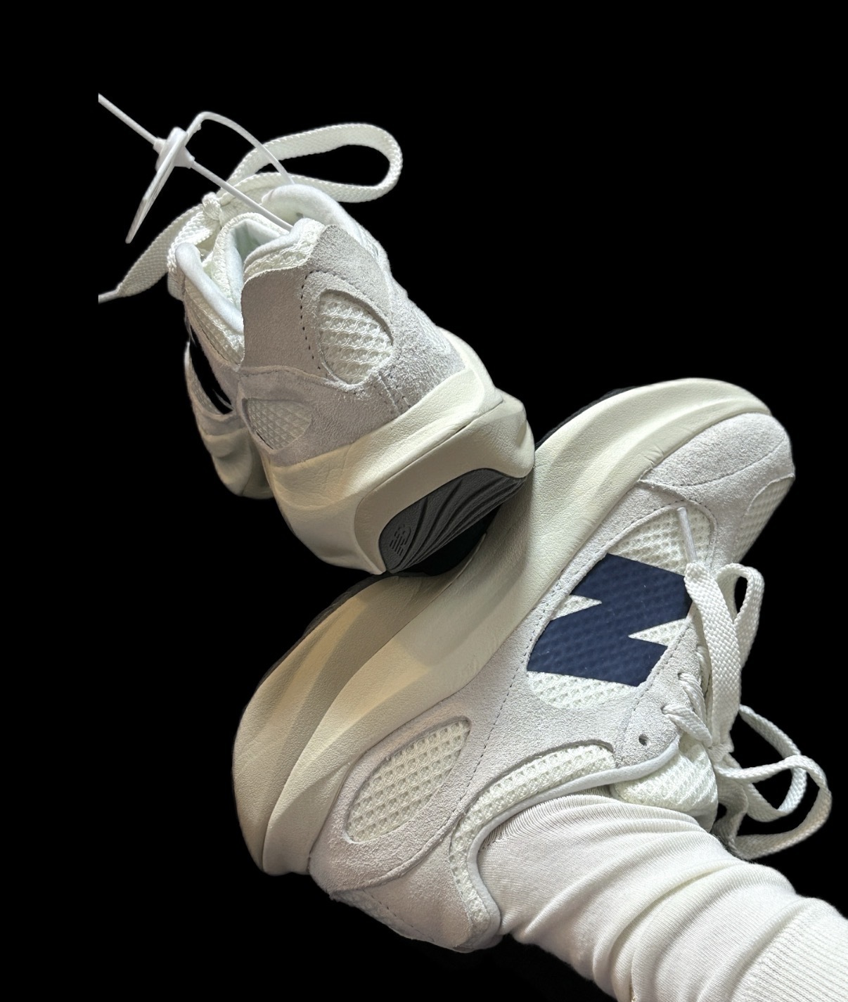 男女鞋 NEW BALANCE WRPD RUNNER 白藍 麂皮 波浪型外底 復古 休閒鞋【UWRPDCCH】