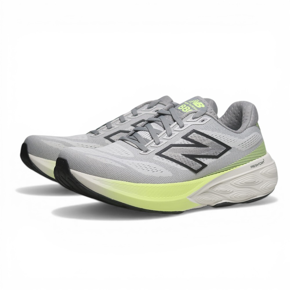 NEW BALANCE 慢跑鞋 NB 880 灰色 螢光綠 2E寬楦 男 M8801ZT