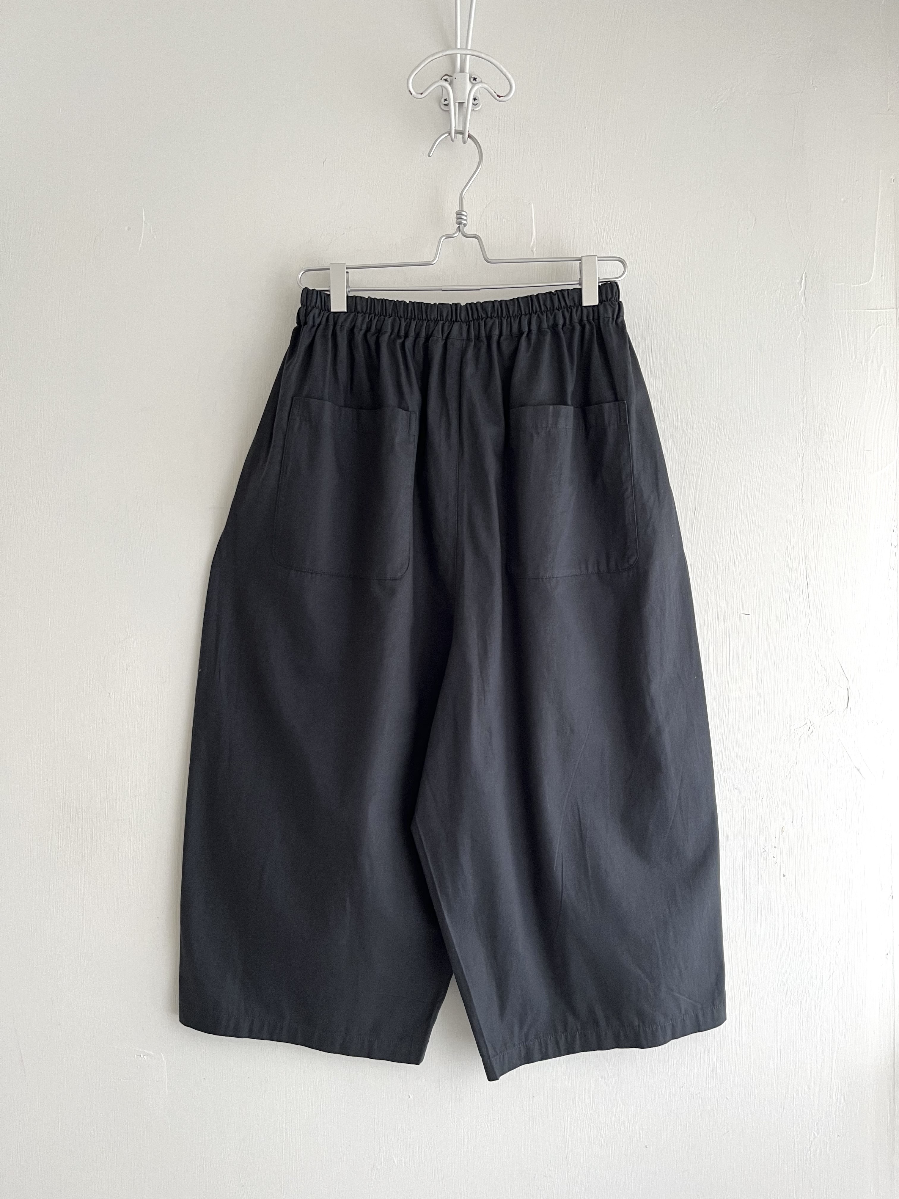 Kermu藍色全橡筋闊褲