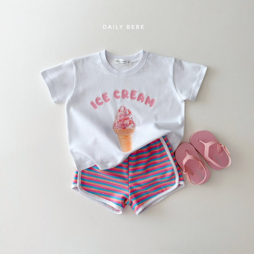 正韓夏Daily Bebe 兩色冰淇淋上衣