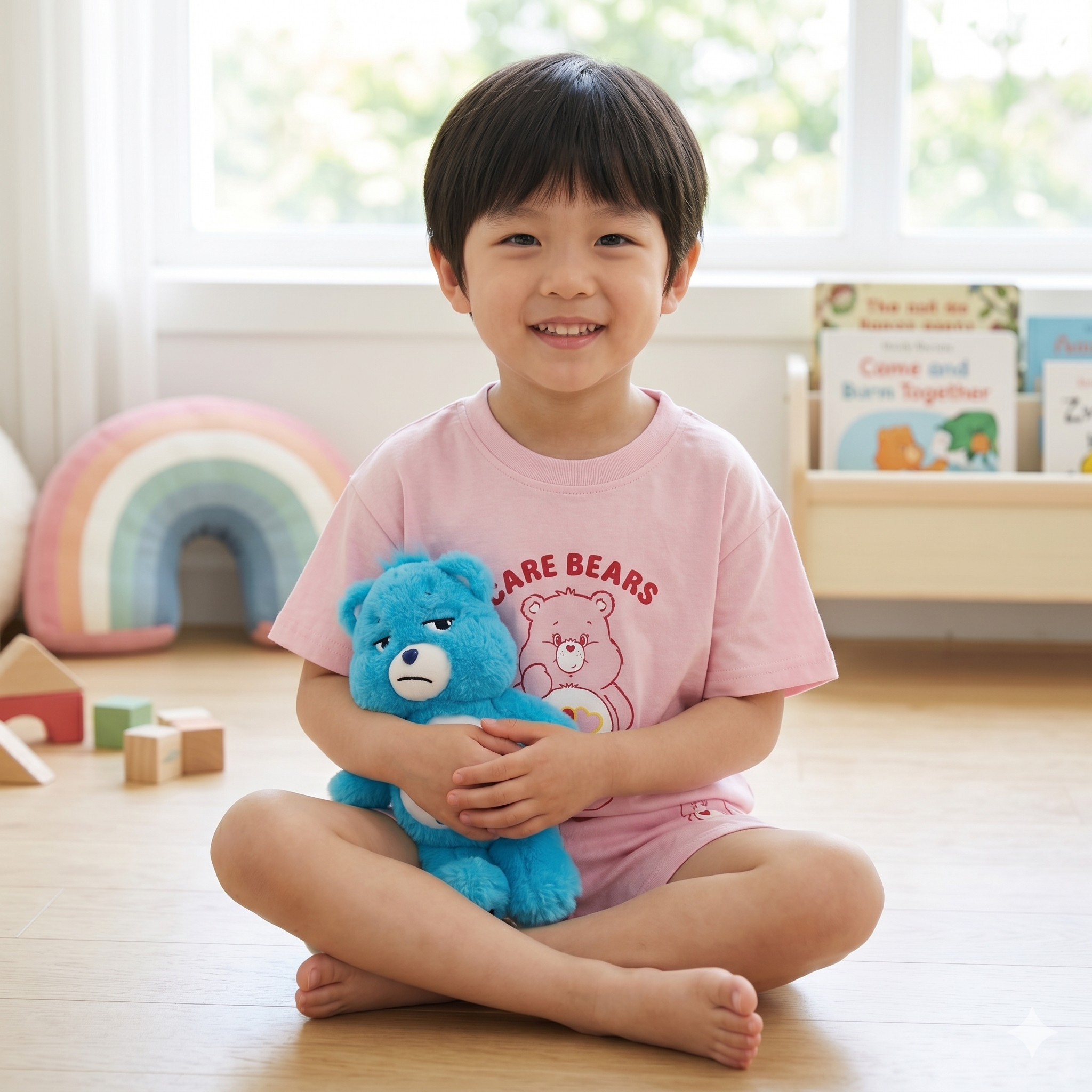 【彩虹熊】經典版印花睡衣套裝