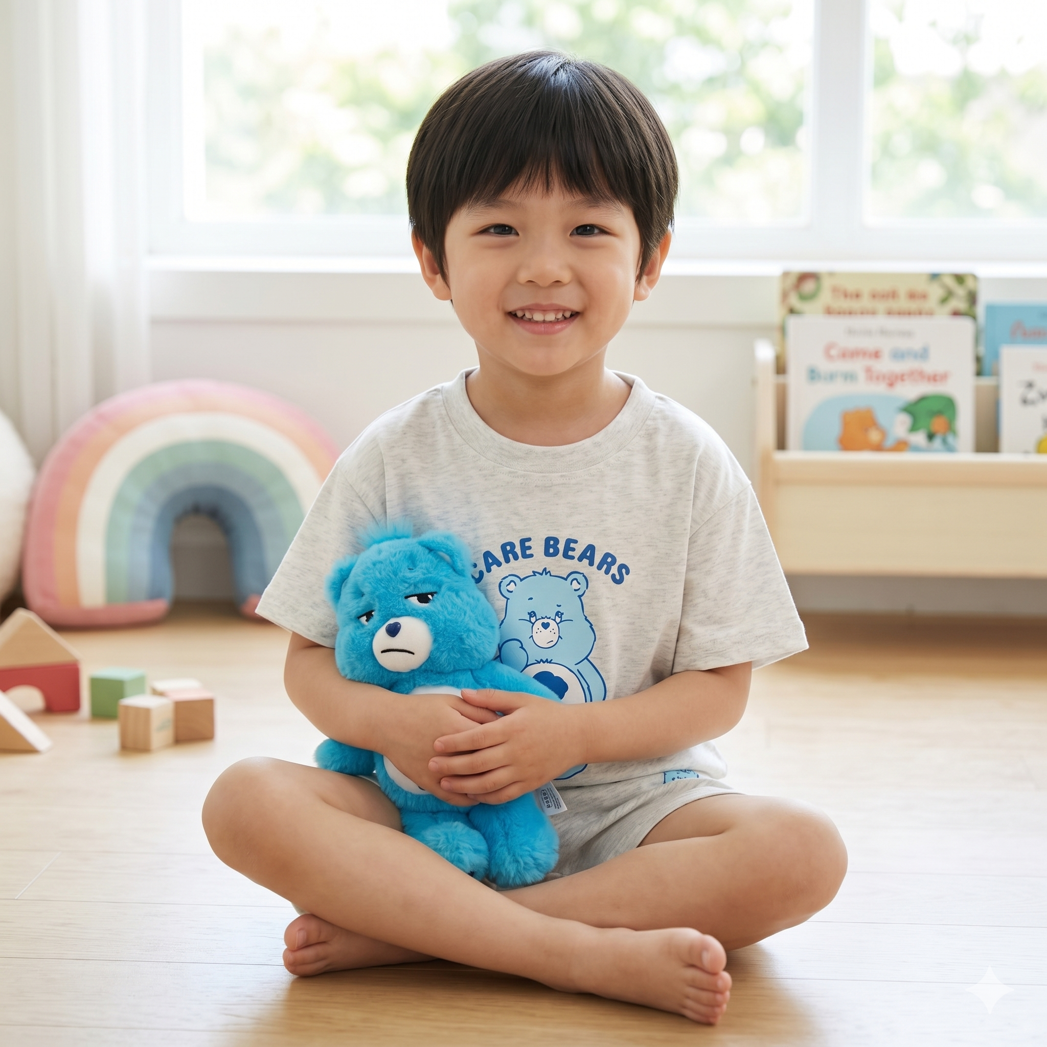 【彩虹熊】經典版印花睡衣套裝