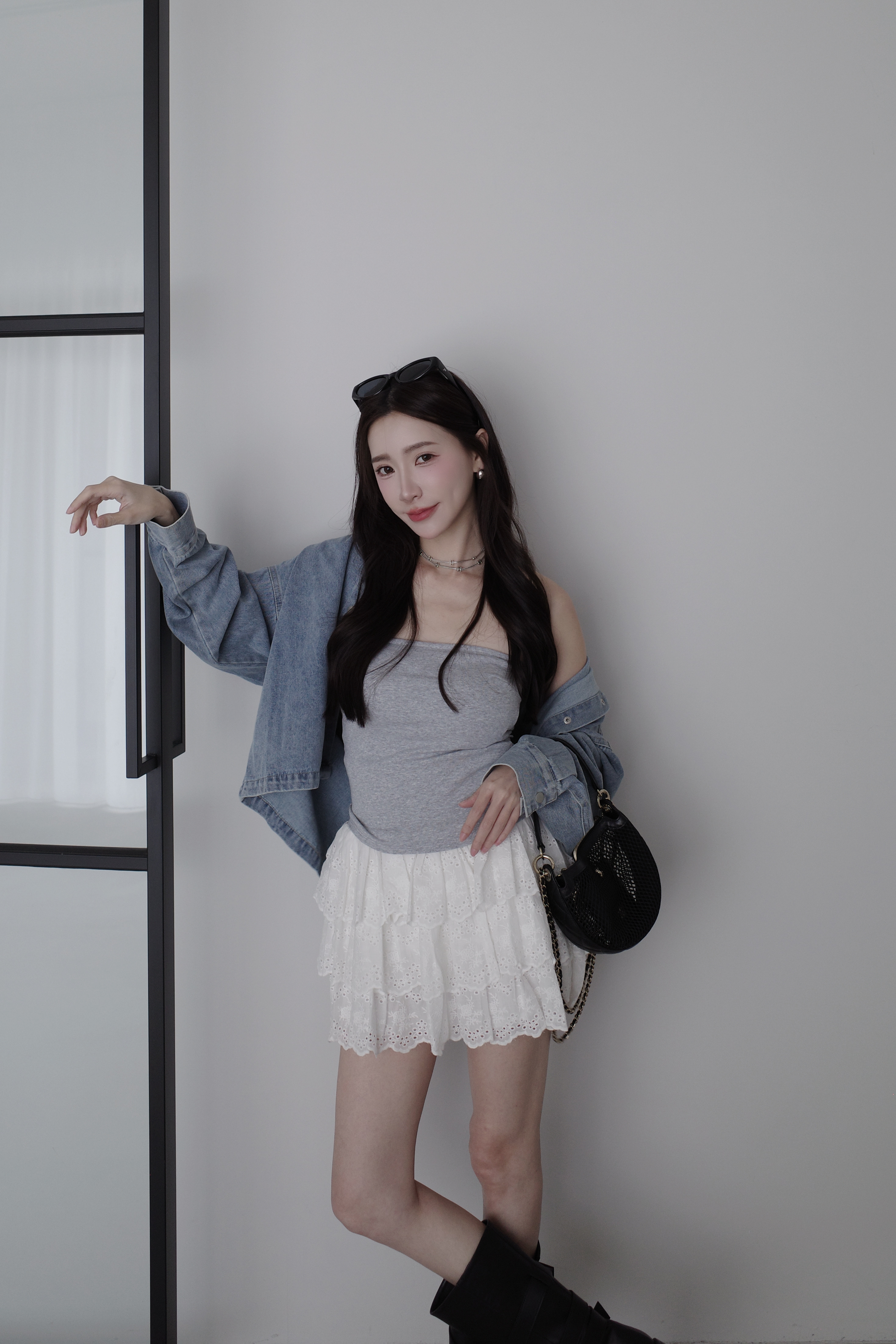 (預購)#AO27 口袋單寧襯衫