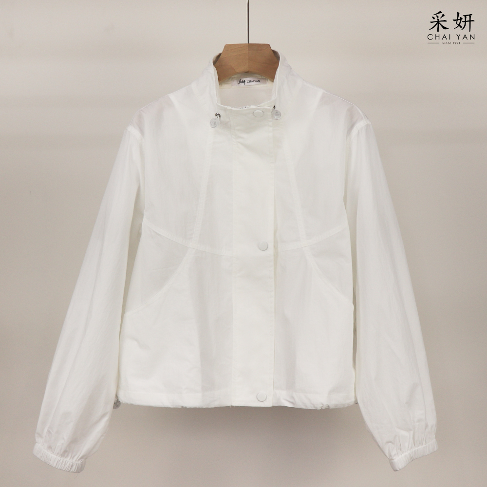 防風立領襯衫外套